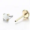 Aço Titânio Opala Pacote Cravejado Unhas de Lábio Brincos Joias para Piercing Corporal Unhas do Osso da Orelha Unhas do Nariz Fabricante Atacado