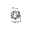 12mms925 prata esterlina tailandesa torus espaçador contas acessórios artesanais diy tecido pulseira espaçador material