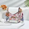Bolso Bandolera a Cuadros con Estampado de Letras para Teléfono Móvil Modelo Nuevo 2026 Minibolsa para Monedas con Cabeza de Tigre Cadena de Bufanda de Seda Bolsita para Teléfono Móvil