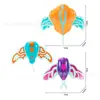 Nuevo Juguete de Buceo de Verano Transfronterizo Piscina Infantil Entrenamiento Juego Agua Cabello Corto Negro Luminoso Giratorio Sirena Serpiente