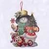Adornos para Árbol de Navidad, Decoraciones de Atmósfera Navideña, Adornos Colgantes, Etiquetas de Regalo, Dibujos Animados Creativos Decorativos