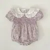 Vestido de Niña Verano Nuevo Floral Estilo Coreano Mameluco para Bebé Body Vestido de Niña Ropa a Juego para Hermanas Niños