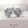 Natal 10cm Bola de Cristal Transparente Layout de Cena Interna Criativo de Feriado Bola de Natal Decoração Pendente