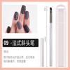 Hielo a través de varilla alto valor de color juego de herramientas de pinceles para nail art 10 funciones de uso común tienda de uñas fototerapia encaje pluma degradada