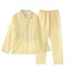 25 Conjuntos de Ropa de Casa de Gasa de Doble Capa de Algodón Puro Estilo Japonés Muji, Conjunto de Pijama de Algodón Puro Color Caramelo de Calidad, Ropa de Casa de Manga Larga para Parejas