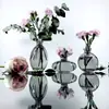 Juego de Mini Floreros de Lujo Ligero Más Vendido en Amazon Estilo Europeo Decoración de Mesa Sencilla de Vidrio con un Toque de Lujo y Sofisticación
