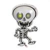 Directo de Fábrica 2017 Nuevo Globo de Película de Aluminio con Forma de Calavera Decoración Festival de Fantasmas Globo de Aire Flotante