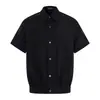Estilo Retrô Americano Alta Tecnologia Camisa Solta para o Dia a Dia Manga Curta Masculina e Feminina Verão Simples Versátil Cardigan Camiseta Top Casual