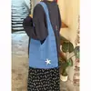 Bolsa de Palha Trançada Vazada Estilo Férias de Verão Feminina Grande Capacidade Sensação Relaxada Bolsa Tote de Ombro Único Bolsa de Praia para Comute