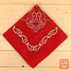 Deng Ziqi con turbante cuadrado tie-dye de algodón con patrón grande de anacardo para deportes al aire libre hip-hop cuadrado personalizable