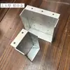Código de Ángulo de Instalación Rápida para Porche de Sol Aleación de Aluminio Accesorios para Porche de Sol Código de Ángulo de Acero Inoxidable Tubo Cuadrado Conector Universal