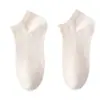 Calcetines para Mujer, Calcetines Cortos de Algodón Puro, Antibacterianos, Desodorantes, Calcetas Tipo Invisible (Boat Socks), Transpirables, Absorbentes de Sudor, Antideslizantes, Estilo Delgado de Verano, Suaves, Calcetines Sin Costuras