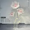 Flor Grande Flor Gigante Flor de Rede de Seda Adereços de Casamento Decoração de Janela Layout de Passarela Fundo de Transmissão ao Vivo Flor Artificial Flor Guia