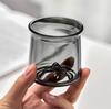 Modelo Popular Copa Guanshan, Taza de Té Pequeña de Vidrio para Uso Personal con Asa, Taza de Maestro, Taza para Beber Kung Fu de Oficina, Taza de Té
