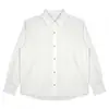 Camisa de manga larga a rayas con diseño falso de dos piezas para hombre, top chic coreano de principios de primavera, camisa casual moderna y a la moda