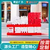Impresión de Vallas Publicitarias Personalizadas, Producción Especial de Letreros 3D Doble Cara, Señales Metálicas de Paisaje de Gran Formato para Exteriores de Pie en Pendientes