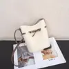 Bolso cruzado de cuero genuino para mujer, piel de vaca de capa superior TOGO, bolso tipo cubo versátil para el día a día, bolso de hombro cruzado de gran capacidad a la moda para mujer