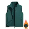 Chaleco Suaveshell Nuevo para Hombre para Otoño/Invierno 2026, Cuello Alto, Cortavientos, Cálido, Chaleco de Trabajo, Personalizable con Texto Impreso