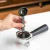 Cafetera moka cuchara para café molido prensador de café doble uso 51/58 mm cuchara para granos 10 g martillo para café de acero inoxidable cuchara medidora de café