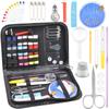 Venta al por mayor del fabricante Kit de costura y reparación portátil Set Juego de costura a mano Caja de costura de 71 piezas Set Combinado de Herramientas de Costura y Reparación