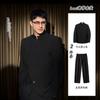 Traje Mao Jóvenes Shake Voice Zhao Shanhe Mismo Estilo Tendencia Primavera y Otoño Traje Chino traje Cuello Traje de Tres Piezas