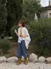 Camisa de Media Manga con Volantes Estilo Coreano Fan Sun Xh / Falda Pastel Conjunto Nuevo de Verano Dongdaemun para Mujer