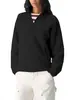 Suéter de Forro Polar para Mujer 2025 Otoño e Invierno Moda Europea y Americana Nuevo Sudadera con Cremallera y Bolsillo de Cuello Alto para Mujer