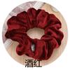 Scrunchie de veludo preto elástico grosso para cabelo acessório de cabelo elástico para coque corda de cabelo anel de intestino grosso de veludo dourado mulheres alta elasticidade