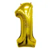 Globos Pequeños Digitales de Papel de Aluminio 16 pulgadas Versión Americana Delgados Decoración Fiesta de Cumpleaños Comercio Exterior Globos Digitales Venta al por Mayor