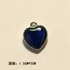 Collar en Forma de Corazón con Piedra que Cambia de Color Sensible a la Temperatura, Estilo Coreano y Japonés Estilo Ins Collar de Cuentas Pequeñas de Corazón que Cambian de Color Sensible a la Temperatura