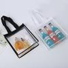 Bolsos de Mano de Plástico Personalizados, Bolsas de PVC de Alta Gama para Llevar Libros, Bolsas de Plástico Transparentes, Recuerdos de Boda, Fábrica de Bolsas de Regalo