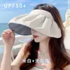 Sombrero de Sol de Concha para Mujer para Verano, Protección UV, Ala Ancha, Al Por Mayor