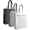 Bolsa de malla para documentos bolsa para archivos de secundaria gran capacidad bolsa para tutorías de estudiantes bolsa tote transparente para hombres para llevar libros