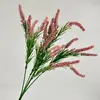 Buquês de Lavanda Artificial Transfronteiriços para Restaurantes Internos, Hotéis, Fotografia, Decorações de Jardins Externos, Flores Artificiais Atacado