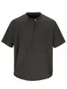 Camiseta de Manga Corta Desestructurada Estilo Americano Nanxia para Hombre, Nueva Tendencia Verano 2026 Diseño de Marca Casual Cuello Redondo