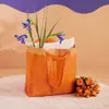 Bolsa Tecida Portátil Sacola de Compras Revestida com Filme Impressão Colorida Campanha Publicitária Sacola de Presente Sacola de Compras de Roupas Bolsa de Mão