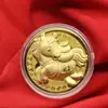 2026 Año del Caballo Sobre Rojo de la Suerte Moneda Conmemorativa con Lámina de Oro Paquete Rojo Creativo de Año Nuevo Pequeño Regalo para Reunión Anual de Empresa