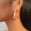 Juego de Veinte Piezas de Aretes de Acero con Aguja Geométricos Irregulares Simples Europeos y Americanos, Aretes de Gama Alta Ecológicos Únicos de Nicho para Mujeres