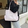 Bolso de Moda Grande de Capacidad para Mujer Verano 2026, Bolso de Nailon Fresco y Elegante, Bolso Tote de Hombro Lindo y Moderno