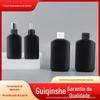 Garrafa plana de HDPE preto de 120 ml garrafa de óleo lubrificante garrafa de tinta comercial garrafa de cola anaeróbica squeeze garrafa de tinta epóxi