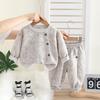 Ropa Nueva para Bebé Primavera y Otoño 2025 1-5 Años Niño Guapo Sudadera Tie-Dye Conjunto de Dos Piezas Ropa Infantil de Moda