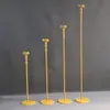 Adereços de Casamento Arte em Ferro Castiçal Corredor Decoração de Casamento Área de Recepção Decoração de Fundo Enfeites