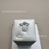 Anillo Clásico de Seis Garras con Diamante Único para Mujer, Diseño de Nicho de Lujo Ligero, Anillo de Circonita Brillante de Gama Alta con Apertura Ajustable