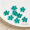 Estilo ins vidro de trabalhador leve doce colorido irregular furo grande flor pingente brincos DIY feitos à mão com contas acessórios de material