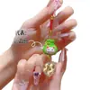 Colgante Llavero Gato de la Suerte Dorado Cordón para Teléfono Móvil Gato de la Suerte Campana Dibujo Animado Linda Bolsa Accesorios Femeninos