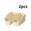 Caja de Almacenamiento de Escritorio, Organizador de Cosméticos para Escritorio de Oficina, Cesta de Almacenamiento Inclinada para Artículos Varios, Caja de Almacenamiento de Cocina, Baño