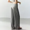 Pantalones de Yoga para Mujer, Estilo Nuevo, Secado Rápido, Pierna Ancha, Cintura Alta, Pierna Recta, Adecuados para Correr, Pilates y Fitness