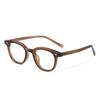 Gafas de miopía con montura ovalada, versión coreana, para hombres y mujeres, CP pin 8652, de moda en línea, populares, lisas, lisas, ligeras, anti-luz azul.