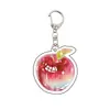 Maçã da Sorte Fruta da Sorte Chaveiro de Acrílico Celebridade da Internet Criativa Fofo Pingente de Mochila de Alto Valor