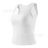 Explosiones Primavera y Verano 2025 Chaleco Interior Sin Costuras Cintura de Dibujos Animados Algodón Antibacteriano Transpirable Base Blanca Ropa Interior Ropa Exterior